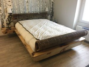 Le lit Lignum Steel